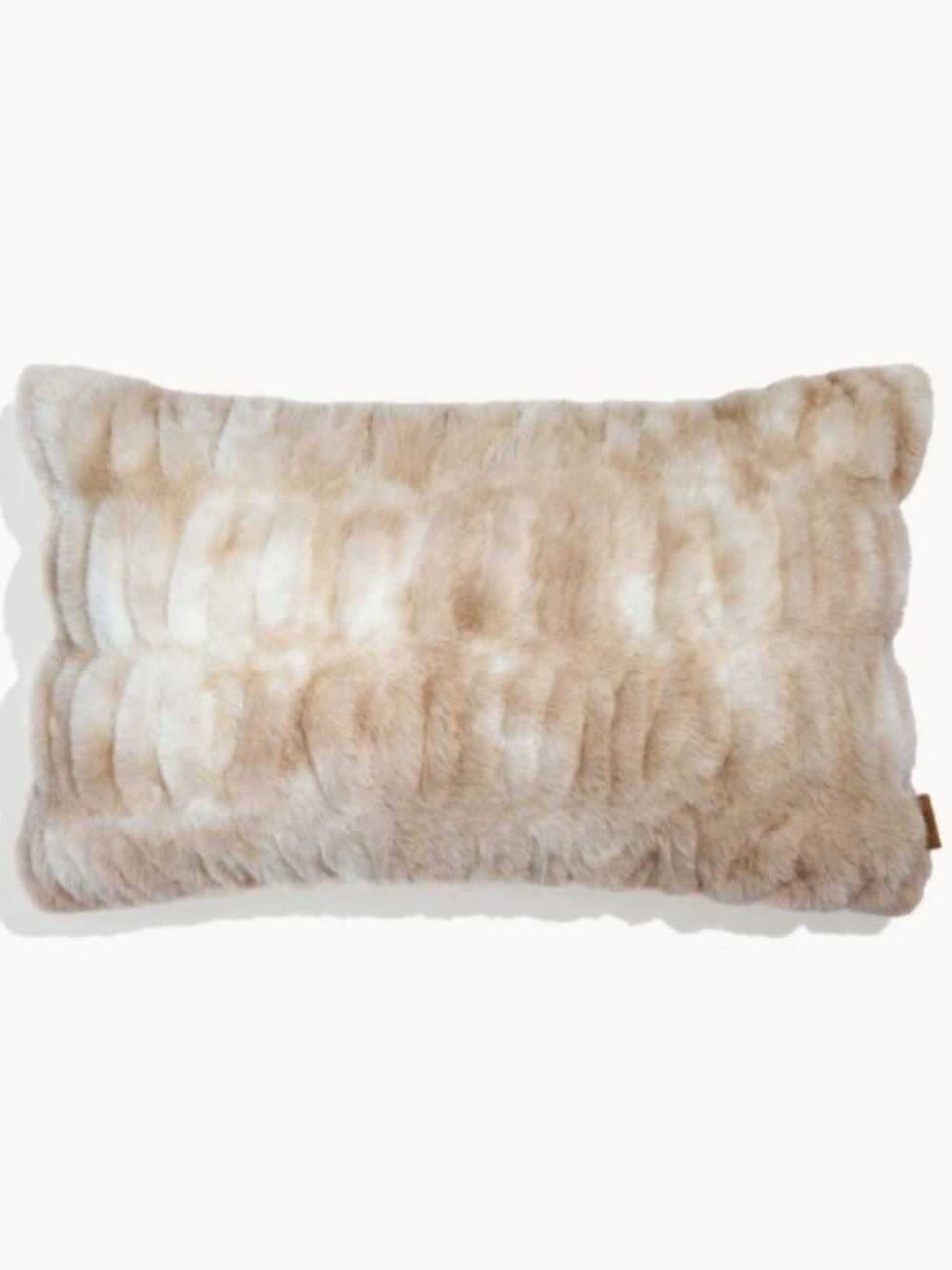Lola Blanket Lumber Pillow - Caramel n' Cream